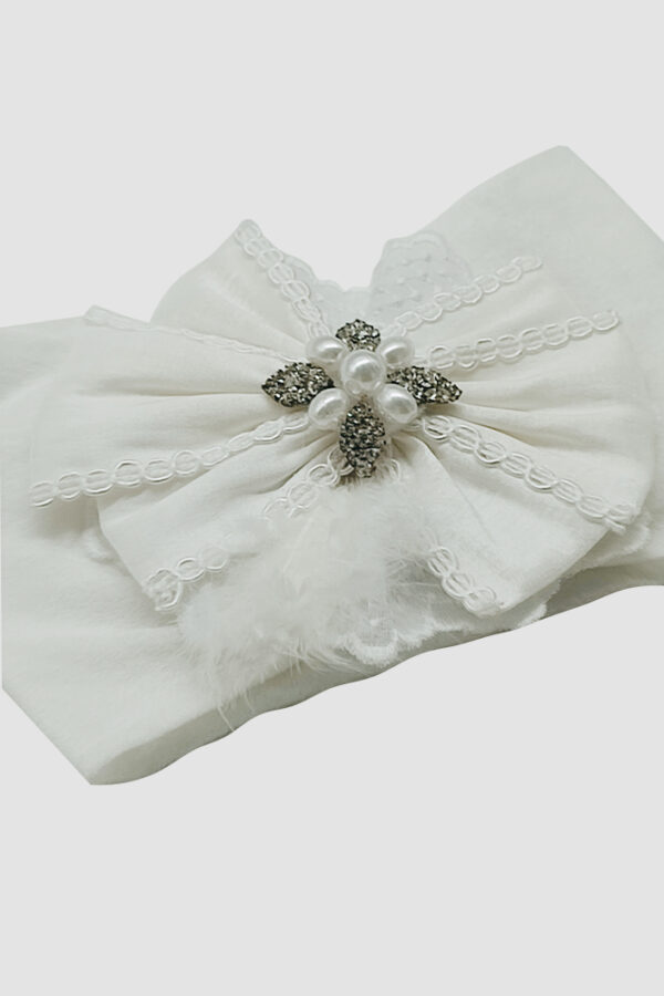 Diadema Agatha Detalle Blanco Ross