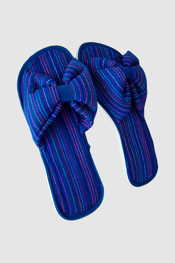 Pantufla Mexicana Azul Angulo