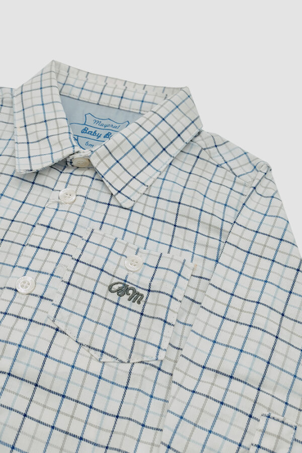 Camisa Casual Square Pocket Detalle Blanco Mayoral