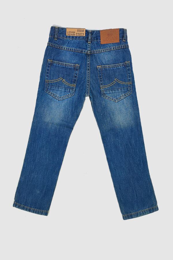 Pantalon Infantil Denim Claro Losan Detras