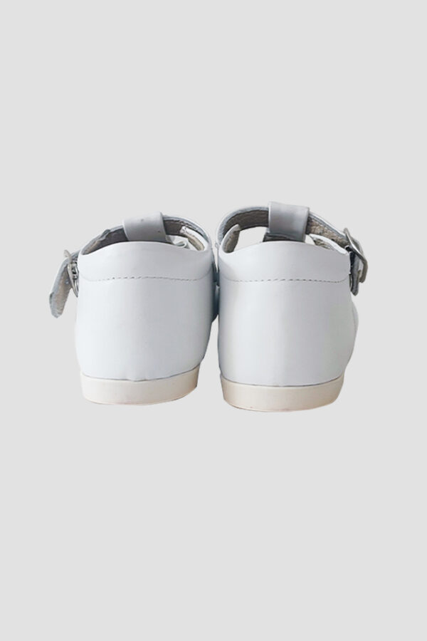 Zapato Infantil MiniBurbujas Mono Detras Blanco