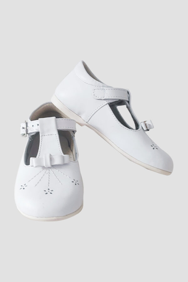 Zapato Infantil MiniBurbujas Mono Par Blanco