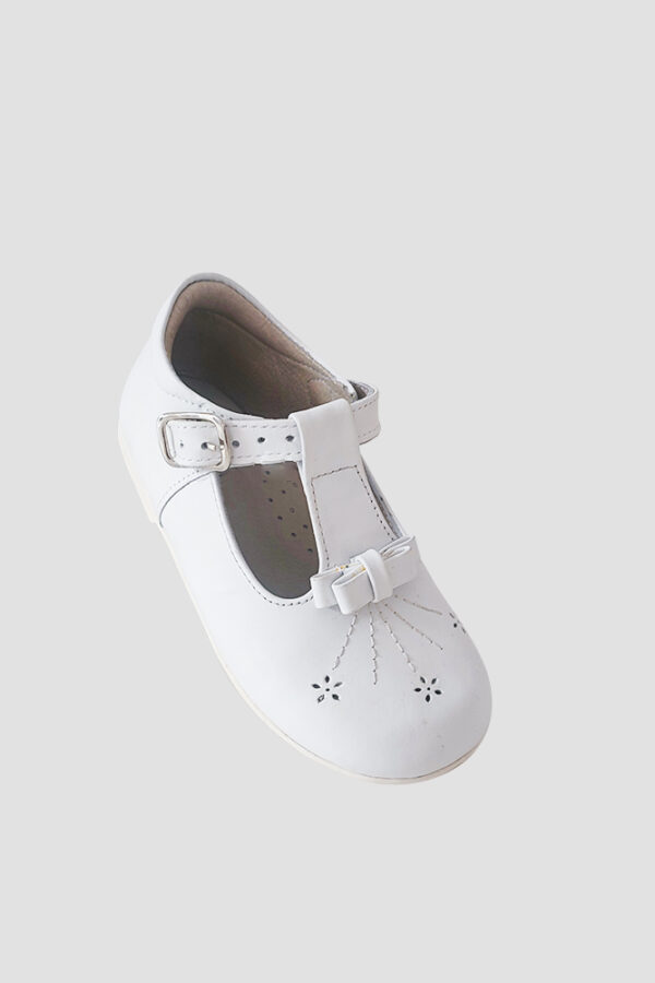 Zapato Infantil MiniBurbujas Mono Solo Blanco