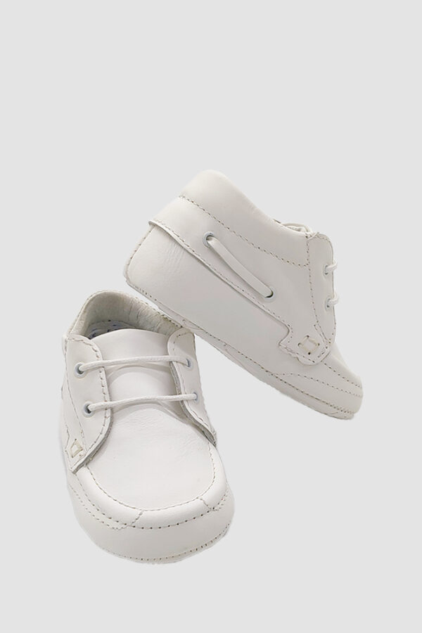 Zapato Ternura Flor Mini Burbujas Par Blanco