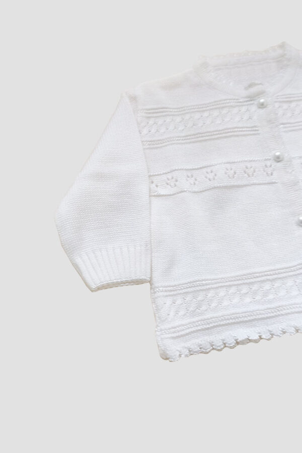 Sueter Infantil Greca Detalle Blanco