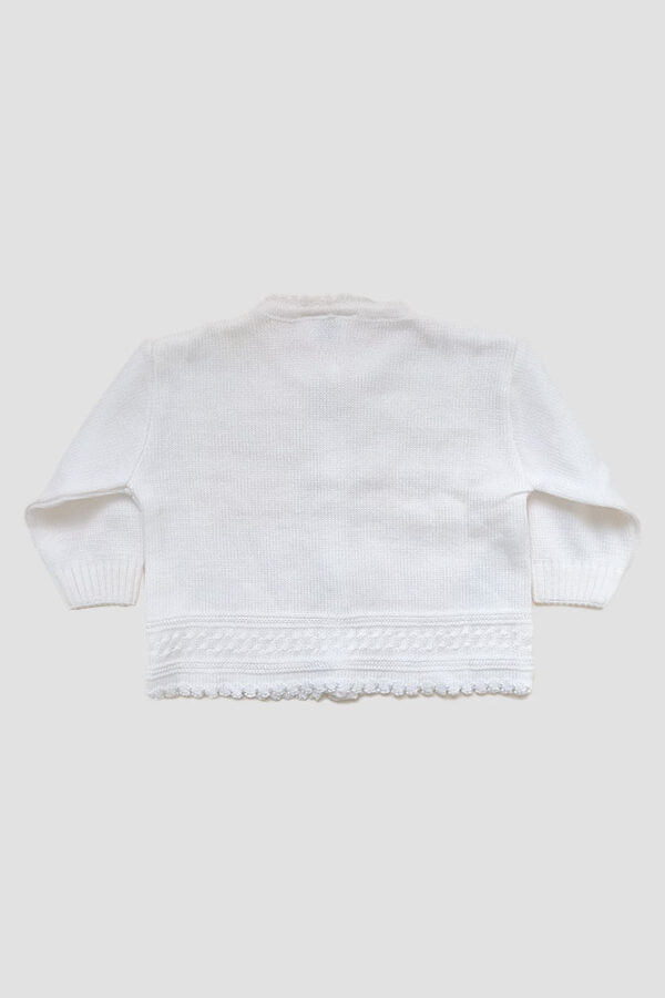 Sueter Infantil Greca Detras Blanco