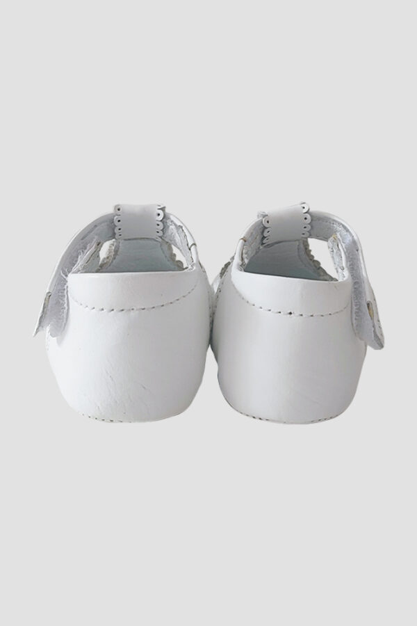 Zapato Infantil Suave MiniBurbujas Mapa Detras Blanco