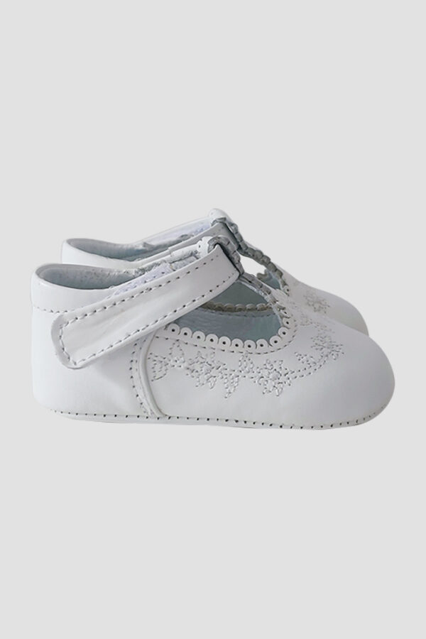 Zapato Infantil Suave MiniBurbujas Mapa Perfil Blanco