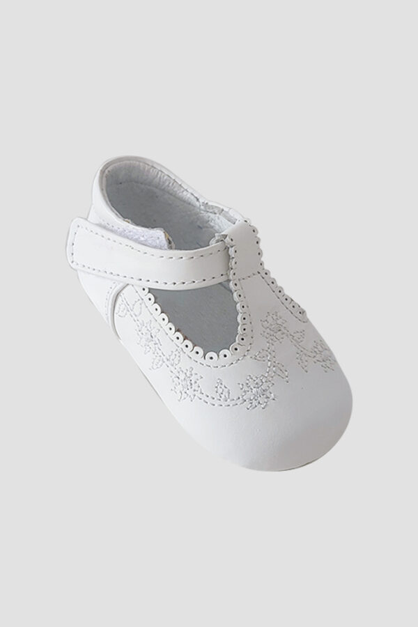 Zapato Infantil Suave MiniBurbujas Solo Par Blanco