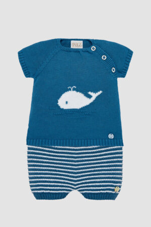 Conjunto Newborn Ballenas Frente Conjunto