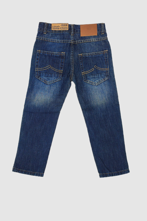 Denim Oscuro Pantalon Infantil Losan Detras