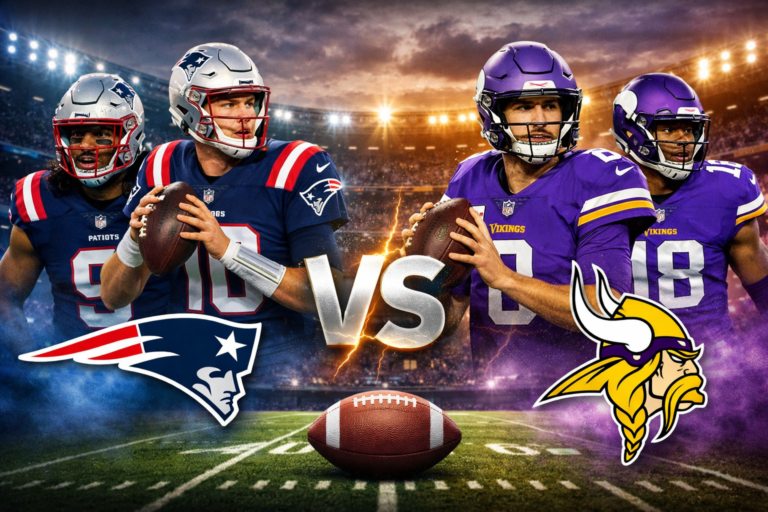 Patriots vs Vikings Match Player Stats Breakdown