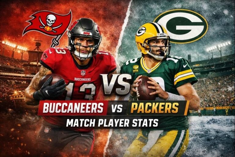 Tampa Bay Buccaneers vs Green Bay Packers Match Player Stats