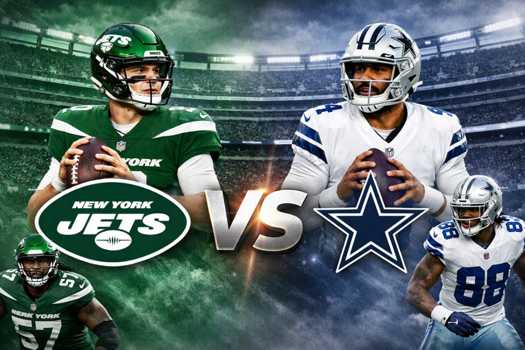 New York Jets vs Dallas Cowboys Match Player Stats