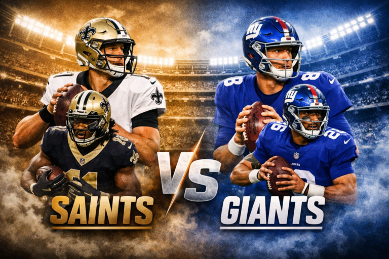 New Orleans Saints vs New York Giants Match Player Stats