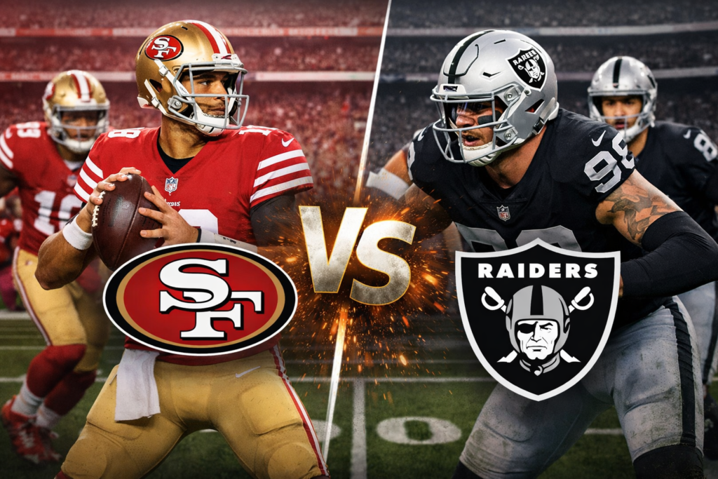 49ers vs Las Vegas Raiders Match Player Stats Breakdown