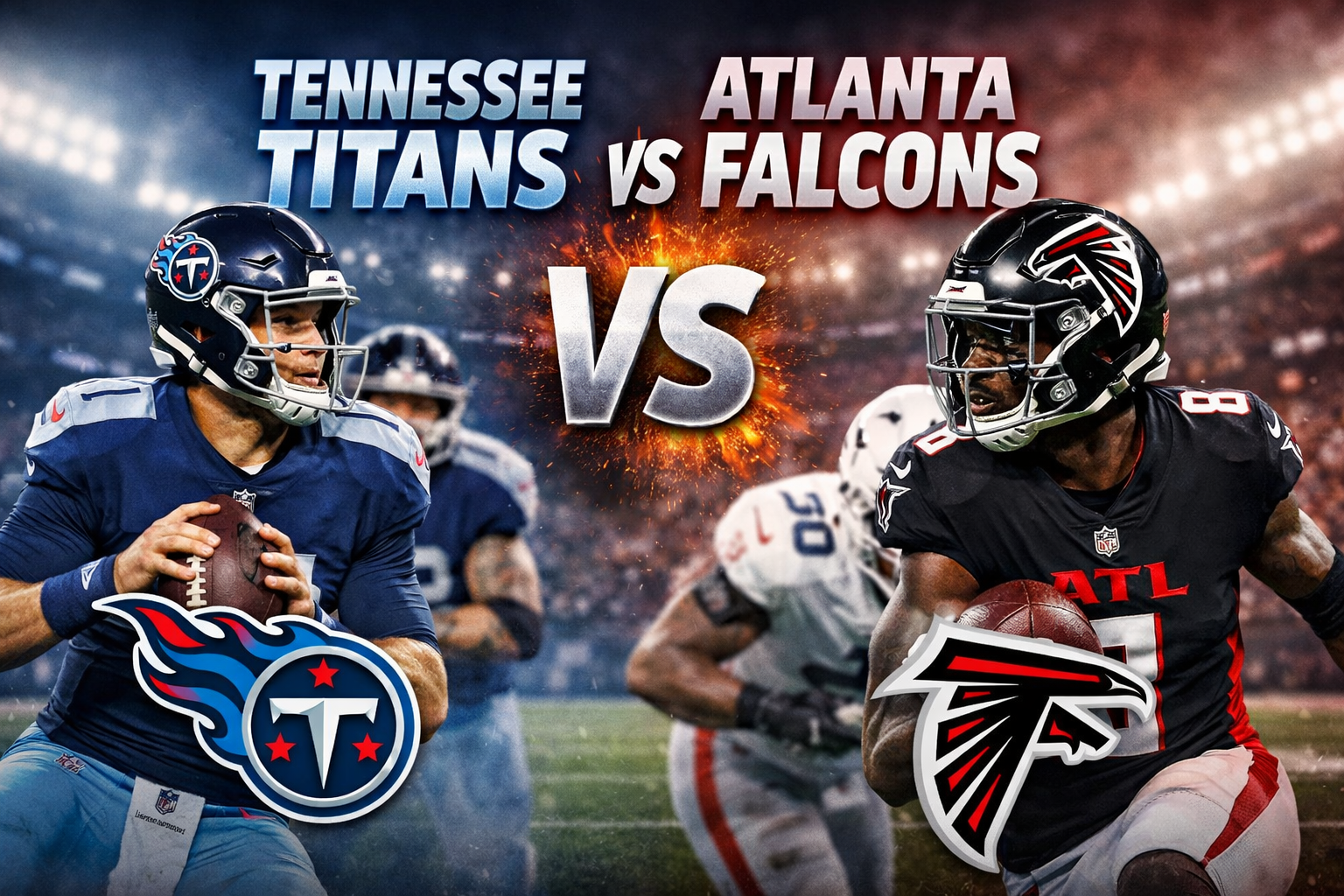 Tennessee Titans vs. Atlanta Falcons Match Player Stats