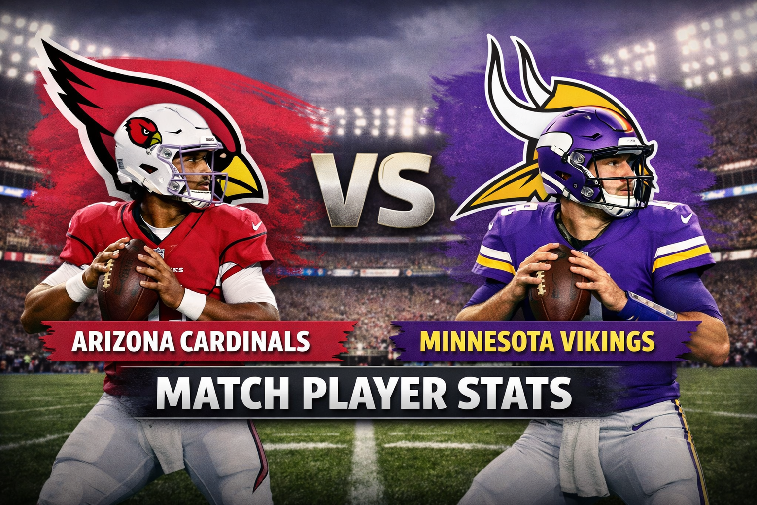 Arizona Cardinals vs Minnesota Vikings Match Player Stats