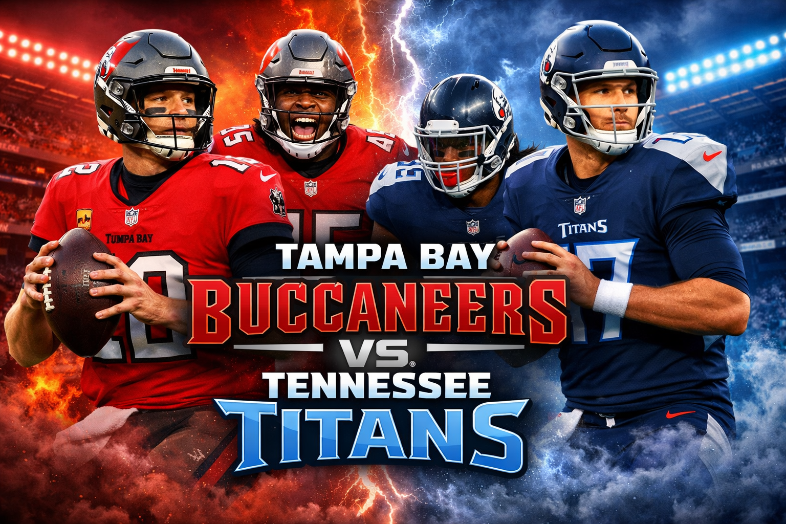 Tampa Bay Buccaneers vs Titans Match Player Stats Breakdown