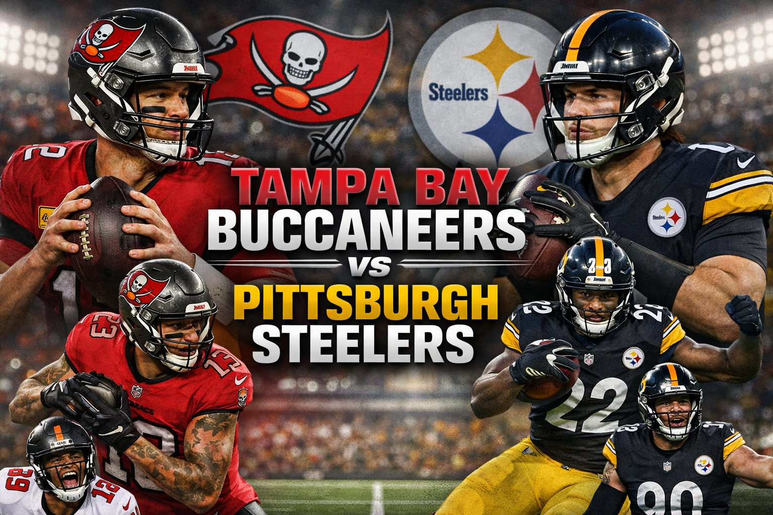 Tampa Bay Buccaneers vs Steelers Player Stats