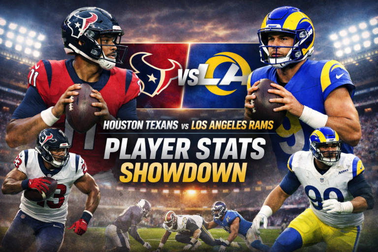 Houston Texans vs Rams Match Player Stats Guide