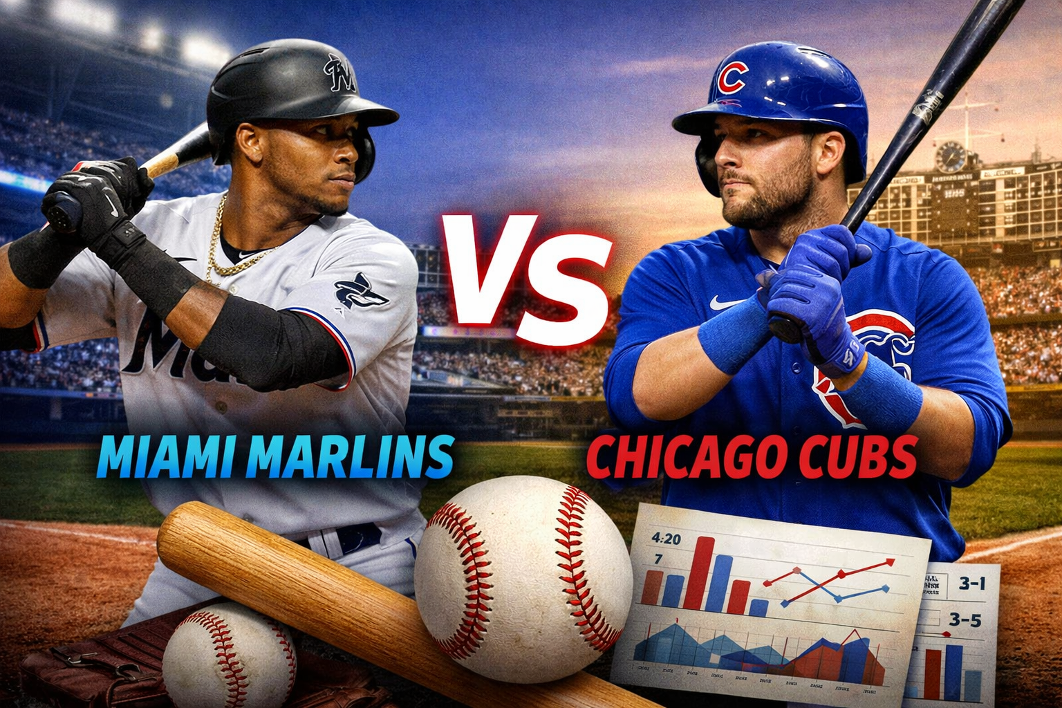 Miami Marlins vs Chicago Cubs Player Stats Guide