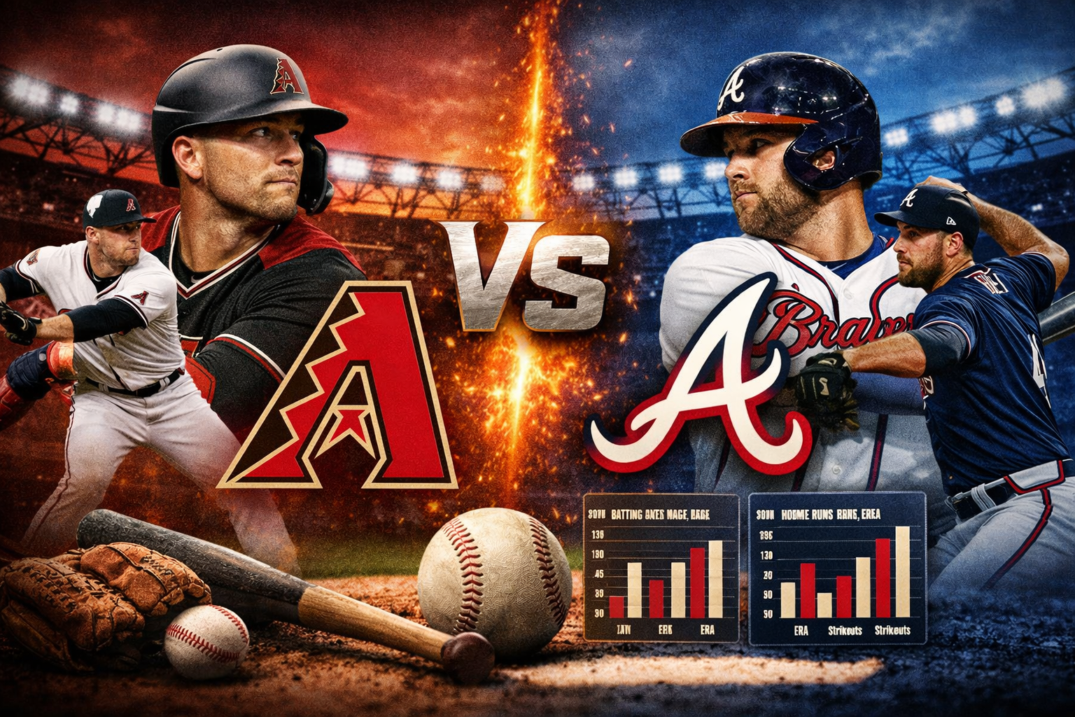 Diamondbacks vs Atlanta Braves Match Player Stats