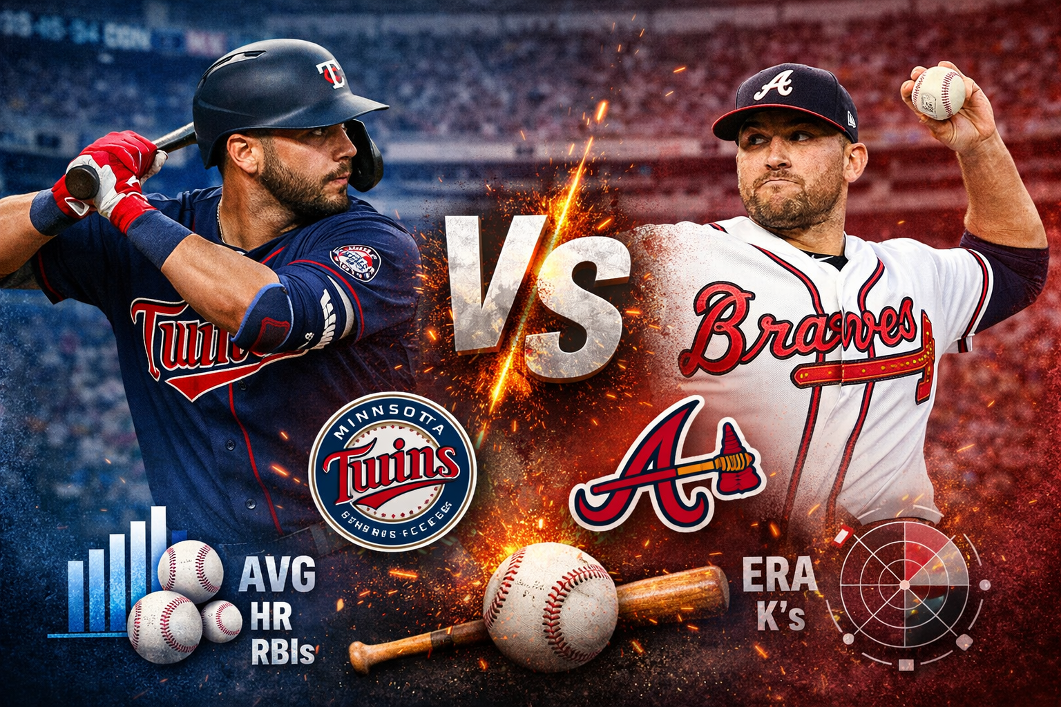 Minnesota Twins vs Atlanta Braves Match Player Stats