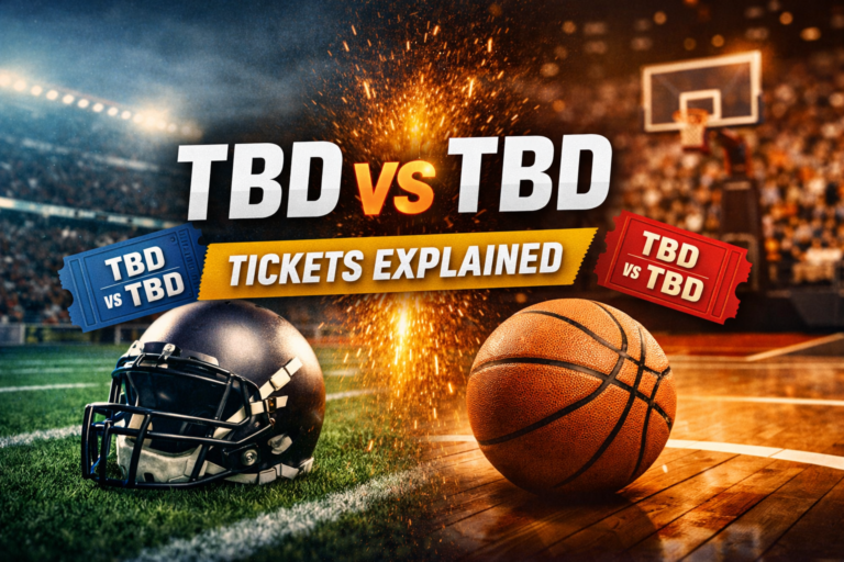 TBD vs TBD Tickets Explained Clearly