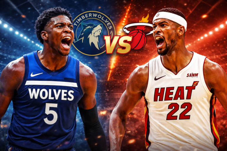 Timberwolves vs Miami Heat Match Player Stats