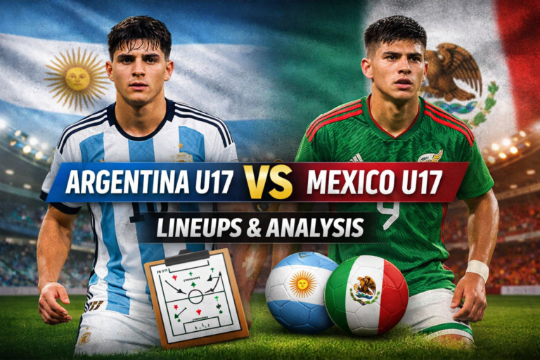 Argentina U17 vs Mexico U17 Lineups Guide