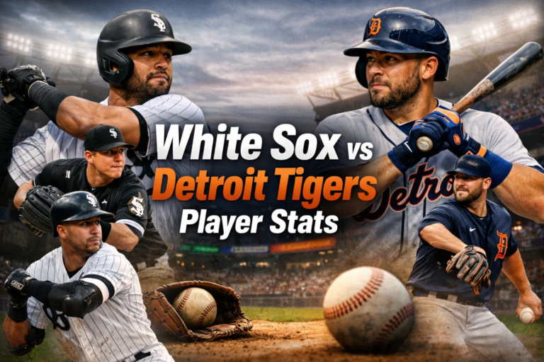 White Sox vs Detroit Tigers Match Player Stats