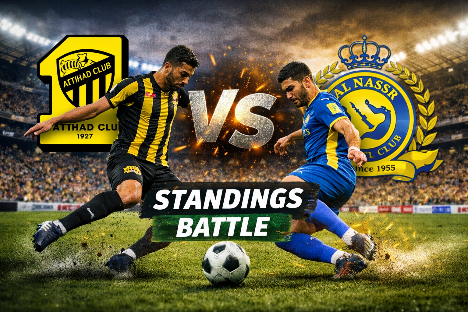 Al Ittihad Club vs Al Nassr Standings 2026 Title Race