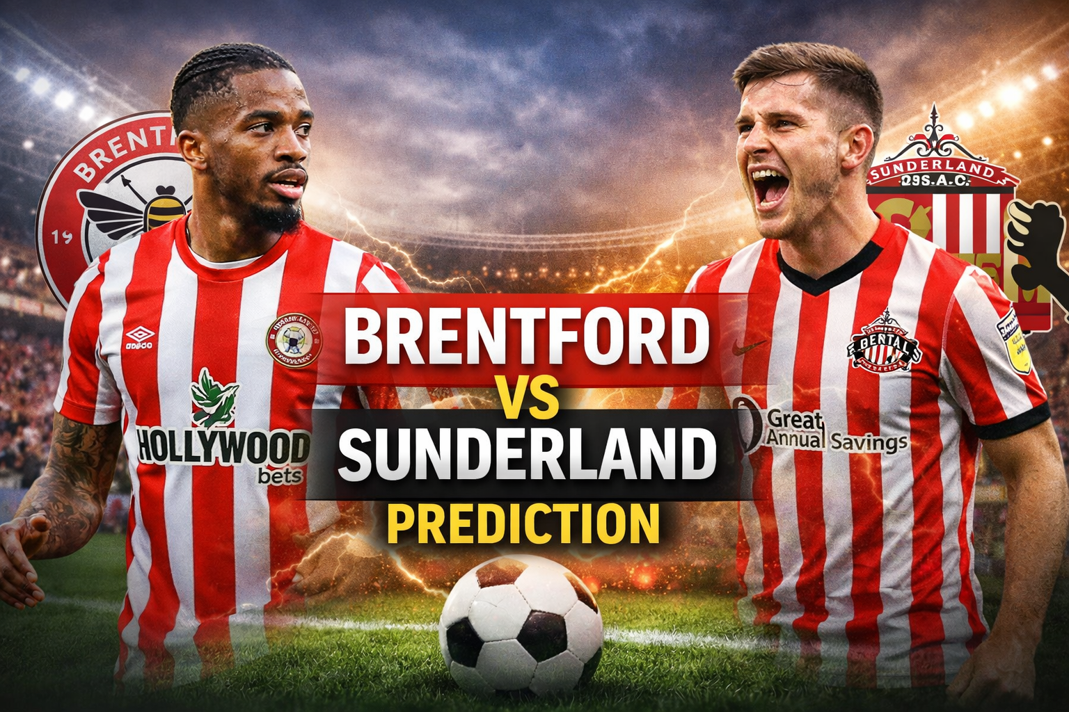 Brentford vs Sunderland Prediction: Form and Key Stats