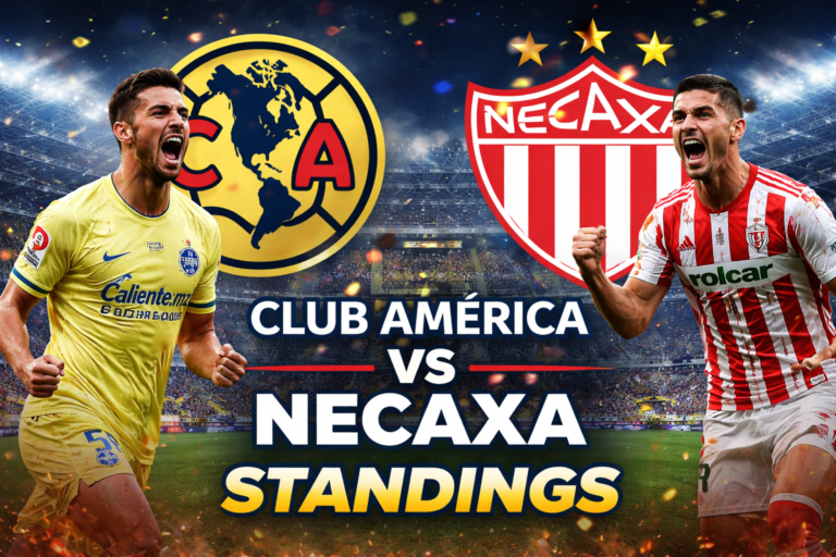 Club América vs Necaxa Standings 2026 Update