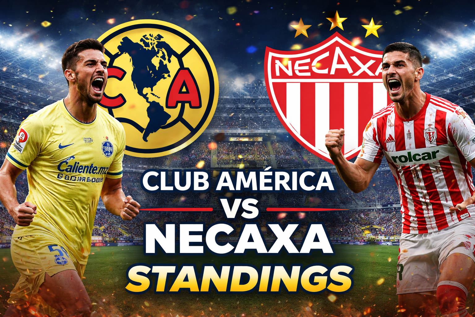 Club América vs Necaxa Standings 2026 Update
