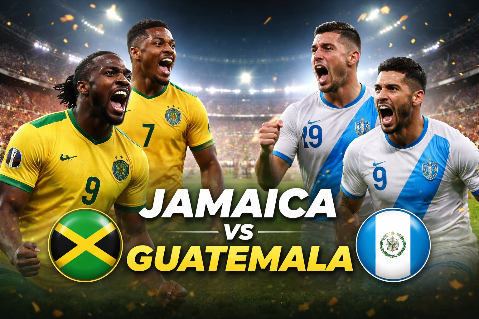 Jamaica National Football Team vs Guatemala National Football Team Stats