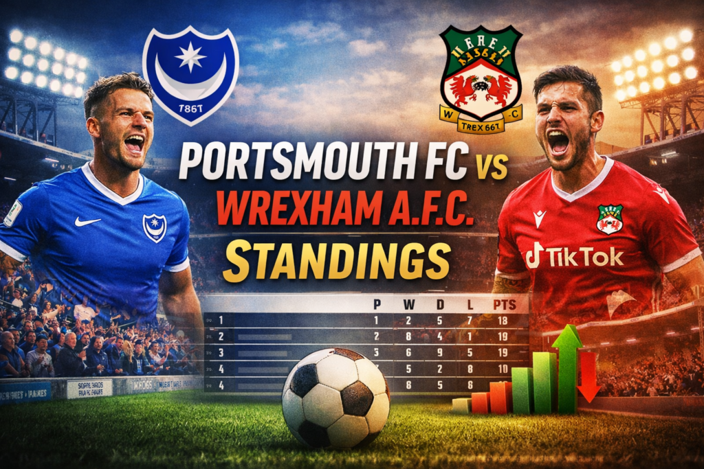 Portsmouth FC vs Wrexham A.F.C. Standings and Stats Breakdown