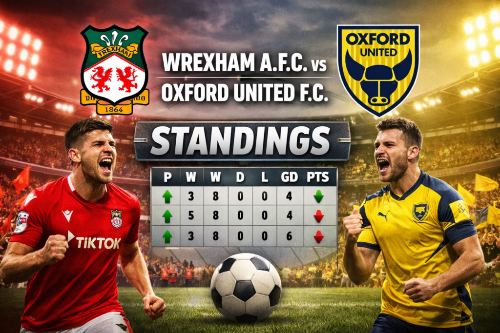Wrexham A.F.C. vs Oxford United FC Standings: Complete 2025–2026 Analysis
