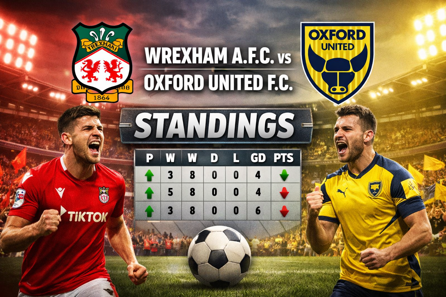 Wrexham A.F.C. vs Oxford United FC Standings: Complete 2025–2026 Analysis