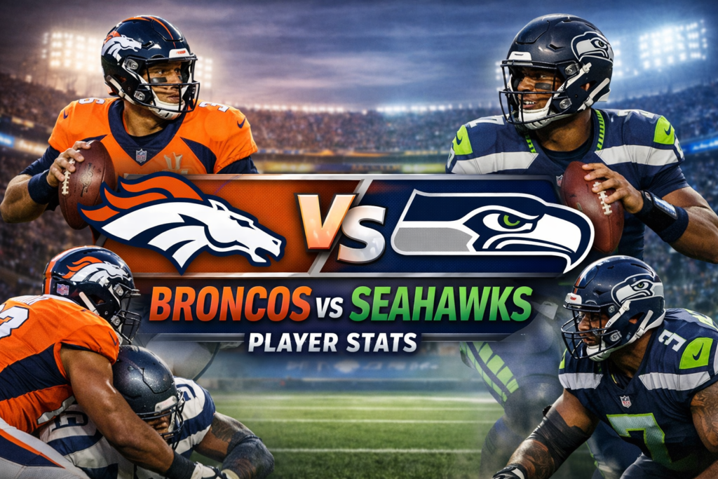 Denver Broncos vs Seahawks Match Player Stats