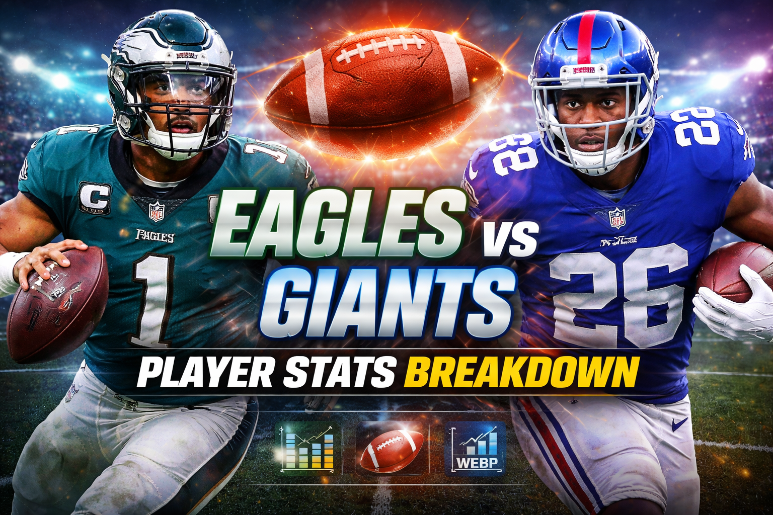 Philadelphia Eagles vs New York Giants Match Player Stats Deep Analysis
