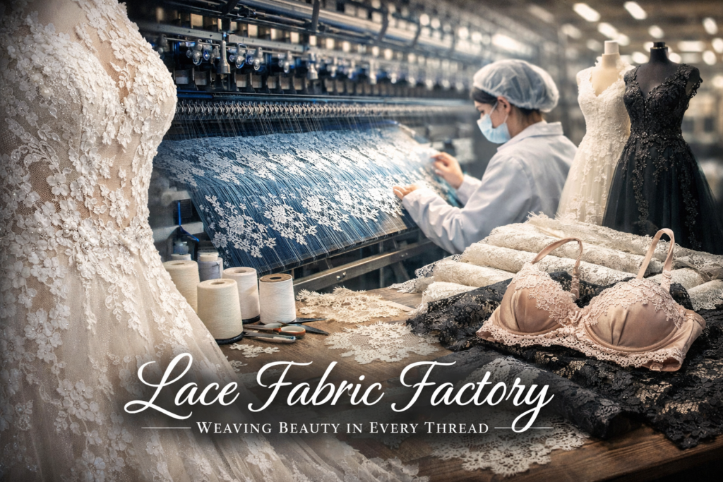 Lace Fabric Factory: Weaving Beauty in Each Fiber