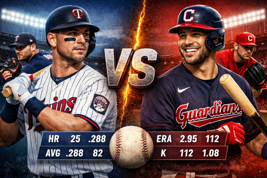 Minnesota Twins vs Cleveland Guardians Match Player Stats