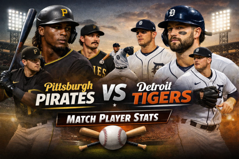 Pittsburgh Pirates vs Detroit Tigers Match Player Stats
