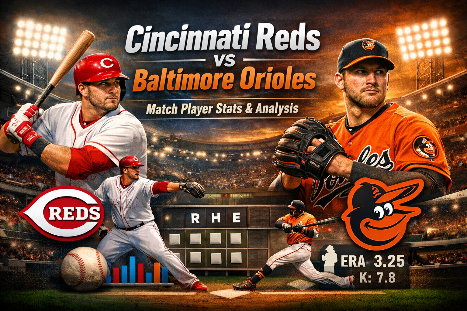 Cincinnati Reds vs Baltimore Orioles Match Player Stats
