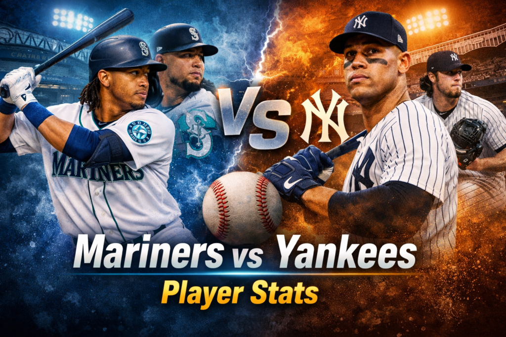 Seattle Mariners vs New York Yankees Match Player Stats