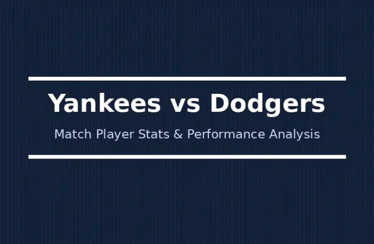 new york yankees vs dodgers match player stats