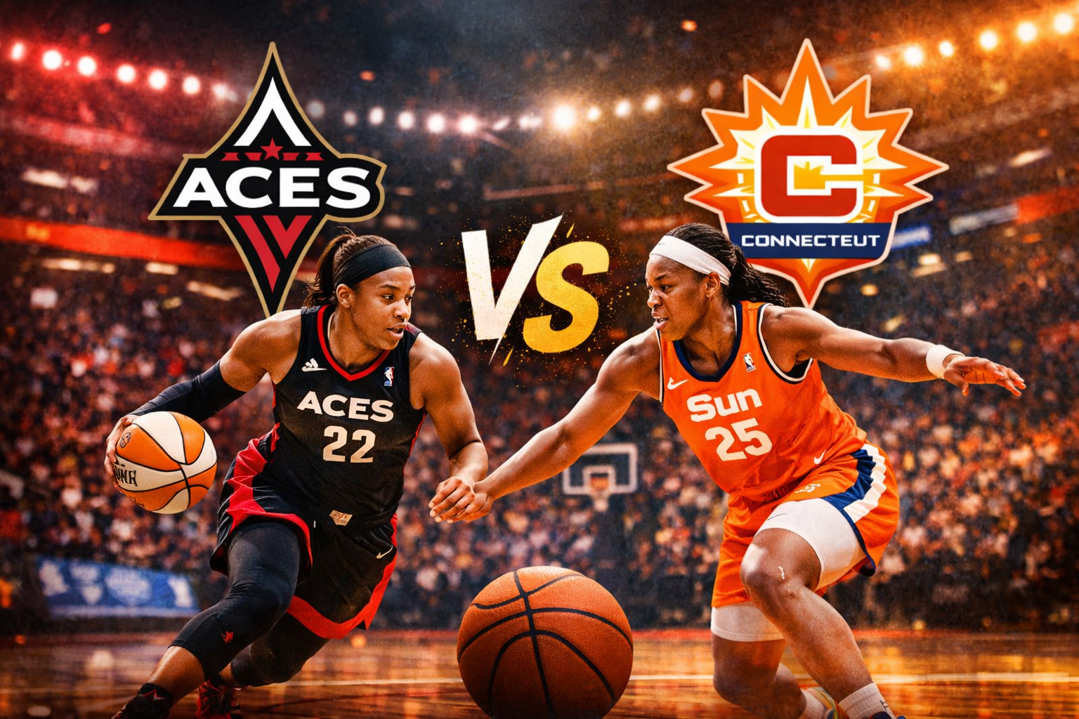 Las Vegas Aces vs Connecticut Sun Match Player Stats