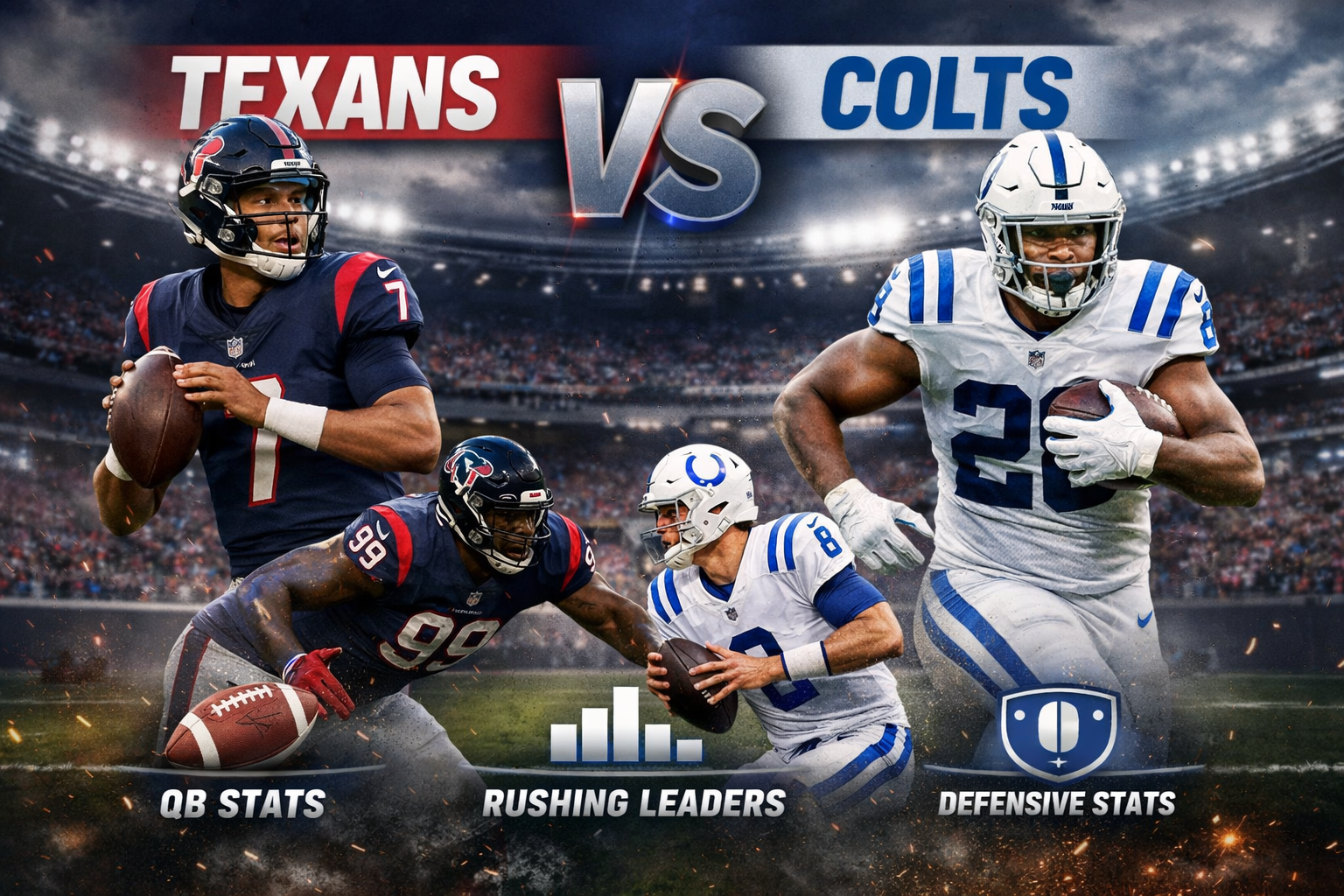 Texans vs Colts Match Player Stats Breakdown